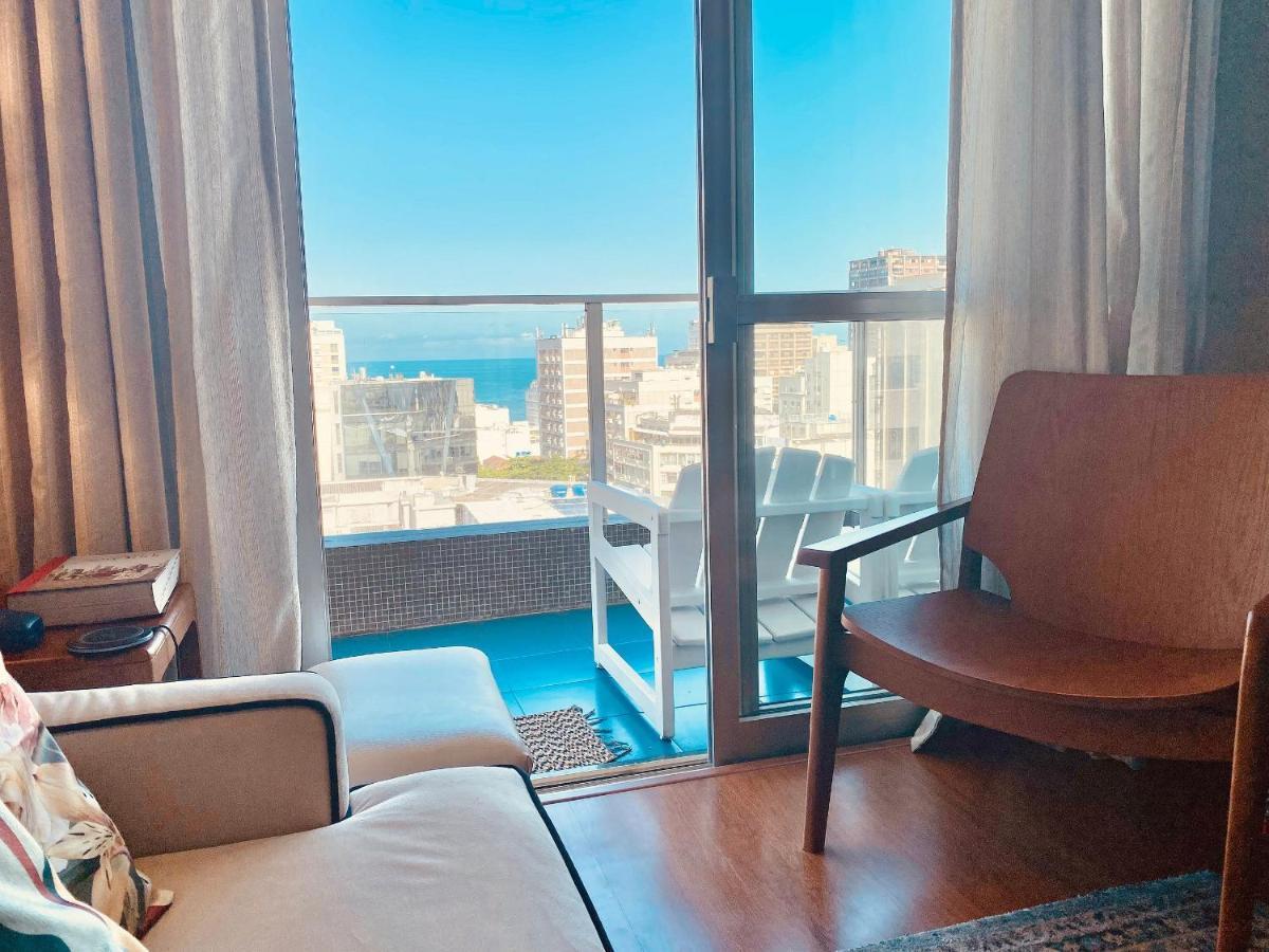 Jumpinbed - Leblon Flat Service - Sala E Quarto Com Varanda E Vista Do Mar. Río de Janeiro Exterior foto