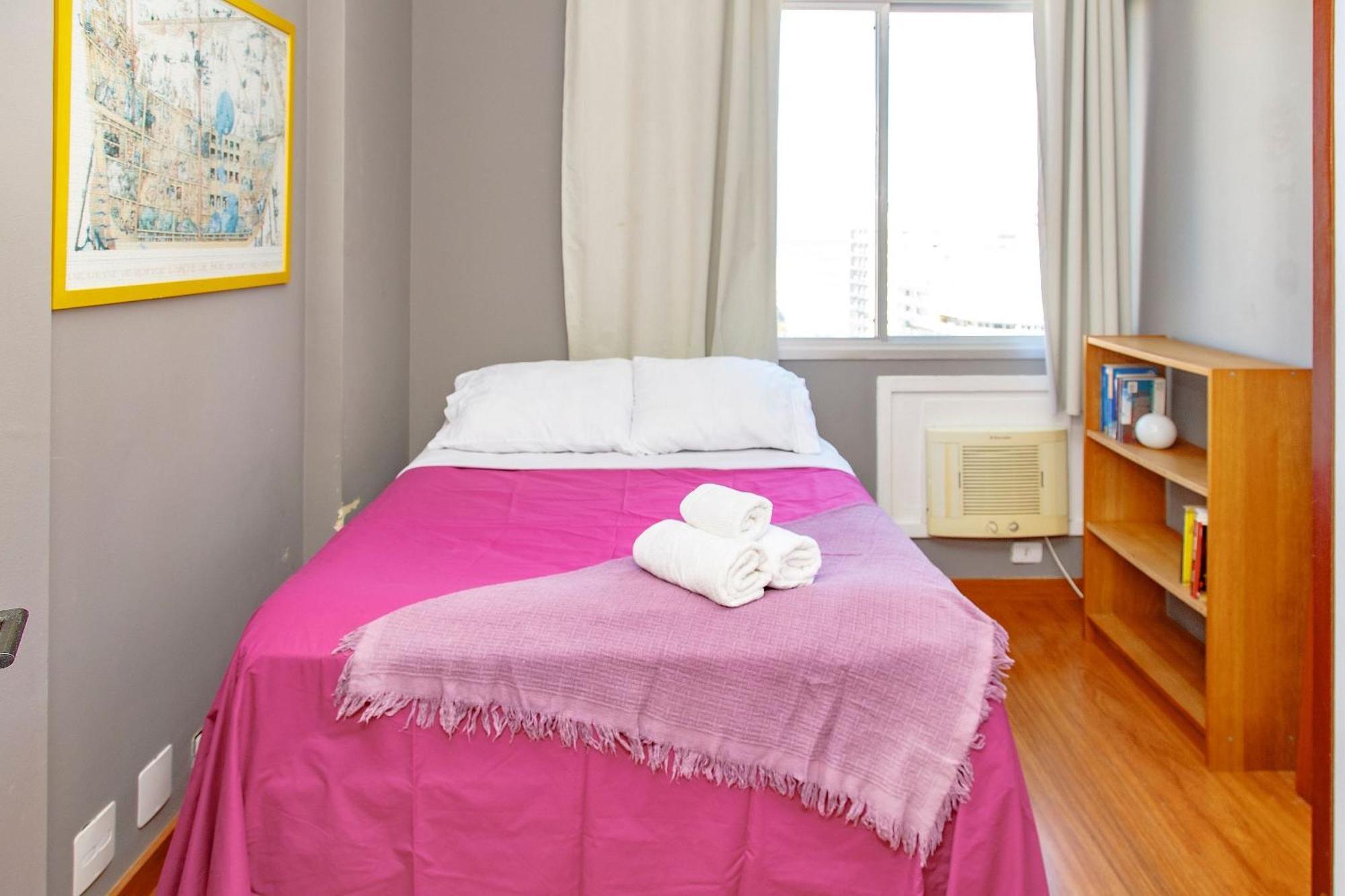 Jumpinbed - Leblon Flat Service - Sala E Quarto Com Varanda E Vista Do Mar. Río de Janeiro Exterior foto