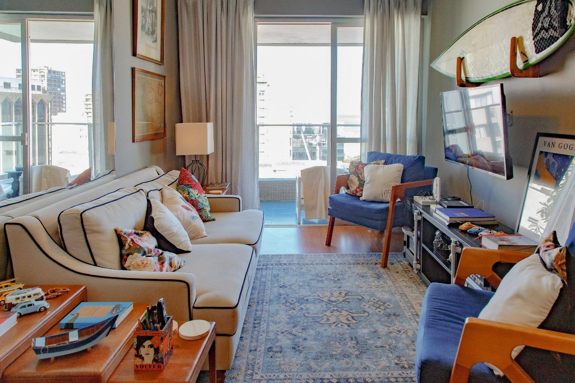 Jumpinbed - Leblon Flat Service - Sala E Quarto Com Varanda E Vista Do Mar. Río de Janeiro Exterior foto